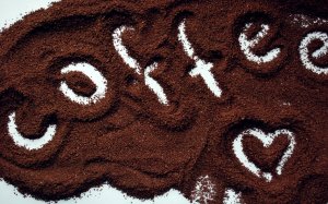 Обои для рабочего стола: Надпись на кофе