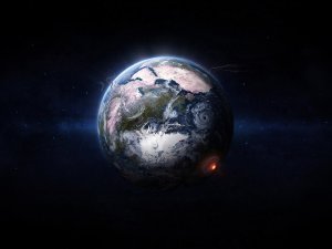Обои для рабочего стола: Вид из космоса