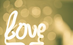 Обои для рабочего стола: Love из проволоки