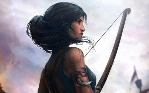 Обои для рабочего стола: Лучница