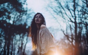 Обои для рабочего стола: Выражение страха