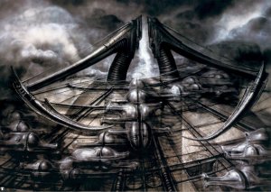 Обои для рабочего стола: Giger-Biomechanical_...
