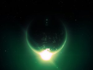 Обои для рабочего стола: Солнечное затмение