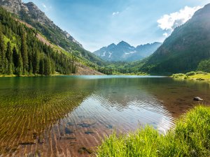 Обои для рабочего стола: Горный рай