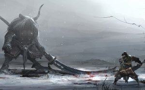 Обои для рабочего стола: Один на один