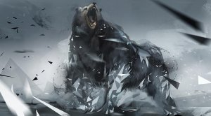 Обои для рабочего стола: Вою на луну