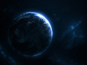 Обои для рабочего стола: Очертания планеты