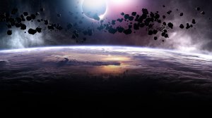 Обои для рабочего стола: Метеоритное облако