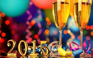 Обои для рабочего стола: Новый год в 2015-й р...