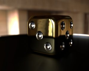 Обои для рабочего стола: 3D кубик