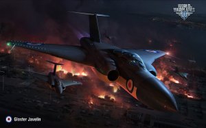 Gloster javelin - скачать обои на рабочий стол