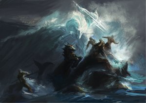 Обои для рабочего стола: Морское сражение