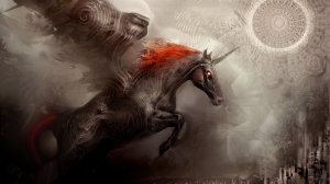 Обои для рабочего стола: Огненная грива
