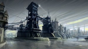Обои для рабочего стола: Мост через реку