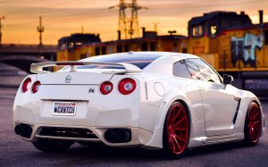 Обои для рабочего стола: Nissan GTR