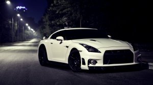 Обои для рабочего стола: Nissan GTR купе