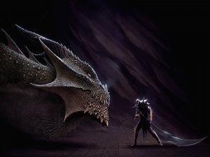 Обои для рабочего стола: Один на один с драко...