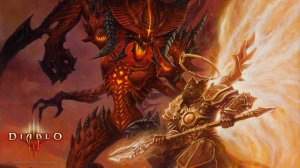 Обои для рабочего стола: Огненный Diablo