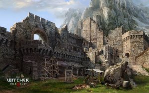 Обои для рабочего стола: The Witcher: крепост...