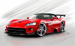 Обои для рабочего стола: Dodge viper