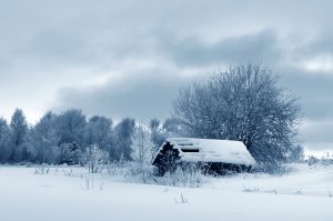 Обои для рабочего стола: Брошеный дом