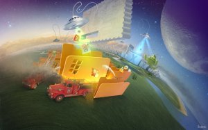 Обои для рабочего стола: Абракадабра