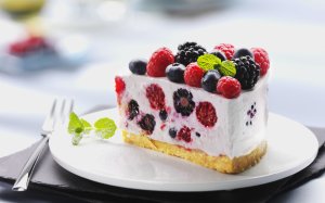 Обои для рабочего стола: Легкий десерт