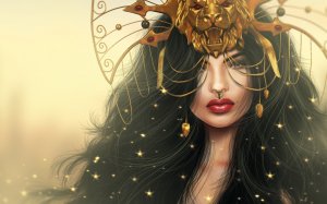 Обои для рабочего стола: Шамаханская царица