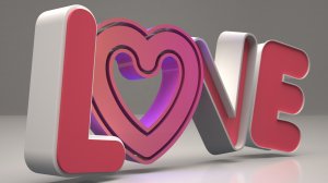 Обои для рабочего стола: L♥VE