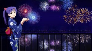 Обои для рабочего стола: Новогодний фейерверк