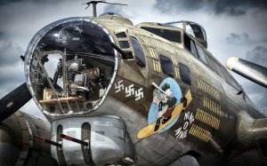 Обои для рабочего стола: B-17 кабина