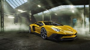 Обои для рабочего стола: lamborghini aventado...