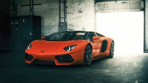 Обои для рабочего стола: Lamborghini Aventado...