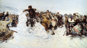 Обои для рабочего стола: Русская зима