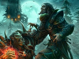 Обои для рабочего стола: Warlock ork