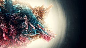 Обои для рабочего стола: 3d-нити