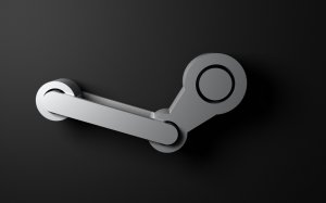 3d-логотип Steam - скачать обои на рабочий стол