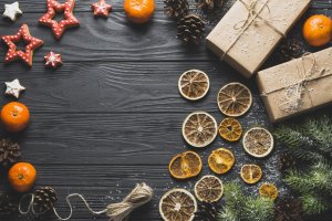 Обои для рабочего стола: Цитрусовые украшения