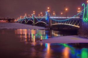 Обои для рабочего стола: Мост в Питере