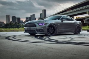 Обои для рабочего стола: Ford Mustang Grey