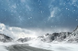 Обои для рабочего стола: Снежные туманы