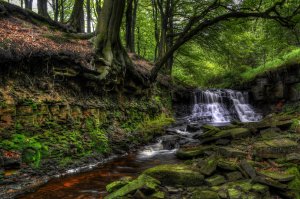 Вода с камней - скачать обои на рабочий стол