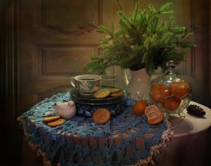 Обои для рабочего стола: Еловый букет