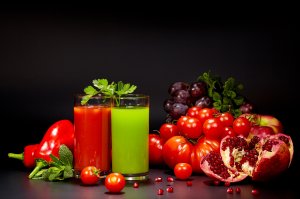 Обои для рабочего стола: Овощные соки
