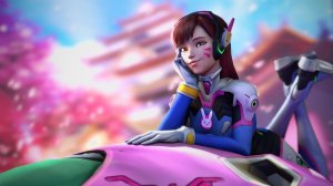 Обои для рабочего стола: Персонаж D.Va из Ove...