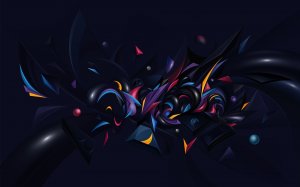Обои для рабочего стола: Абстракт хаос 