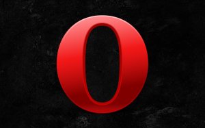 Обои для рабочего стола: Опера логотип 