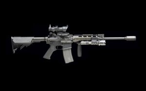 Винтовка AR 15 - скачать обои на рабочий стол