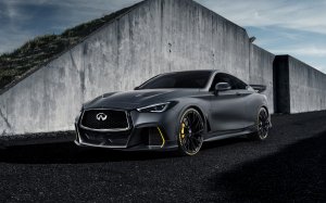 Обои для рабочего стола: Черный Infiniti Proj...