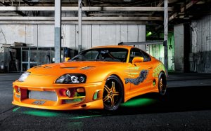 Крутая тачка Toyota Supra - скачать обои на рабочий стол